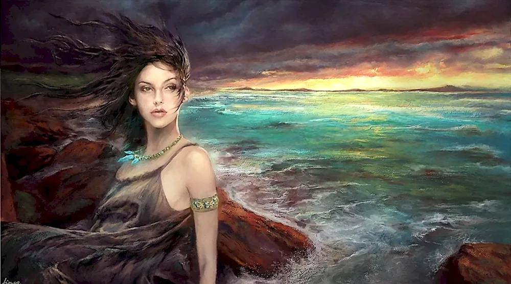 Nereida sea goddess