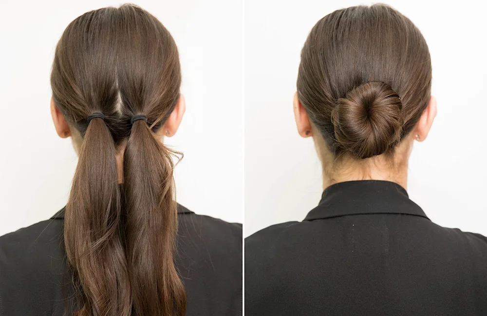 Uncomplicated hairstyles