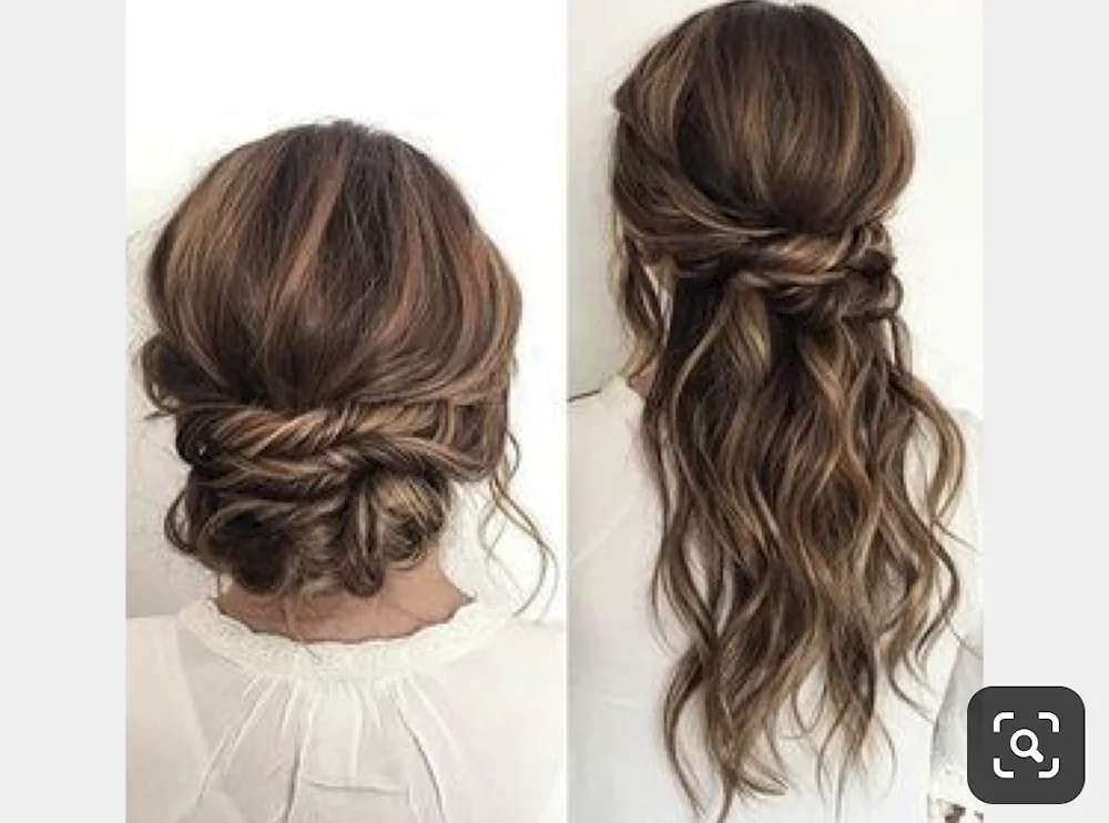 Uncomplicated hairstyles for long hair