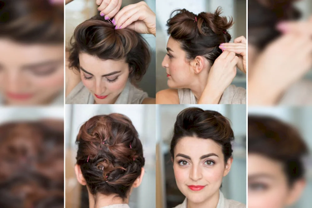 Uncomplicated hairstyles for short hair