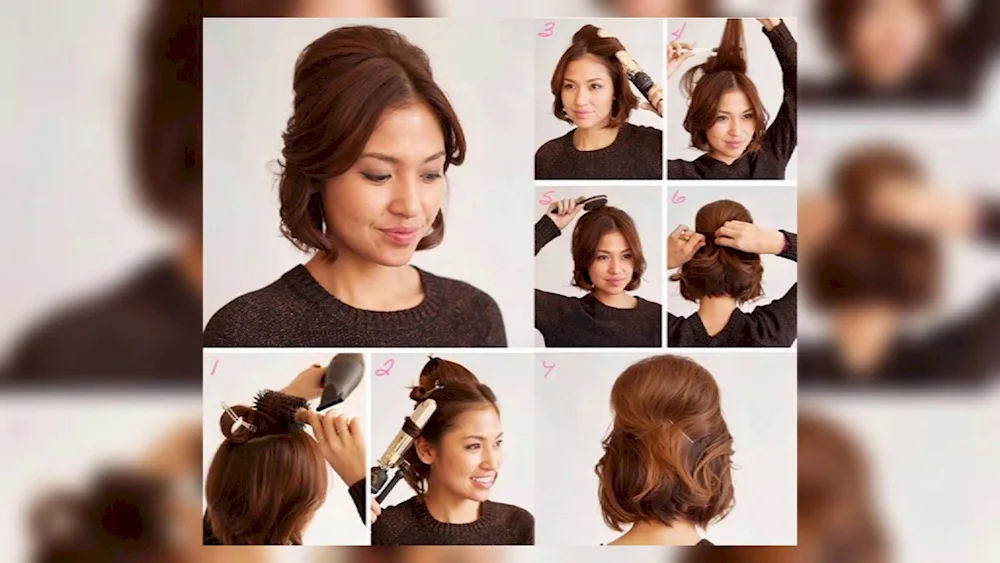 Uncomplicated hairstyles for short hair