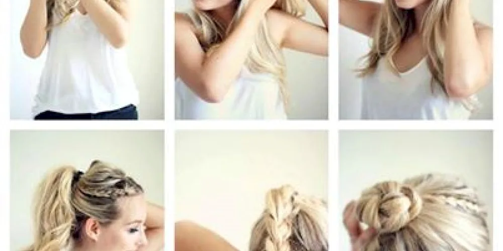 Uncomplicated hairstyles for medium hair