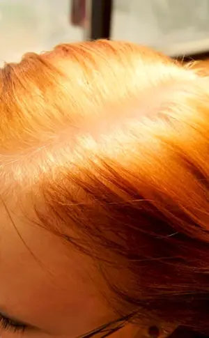 Unsuccessful hair colouring