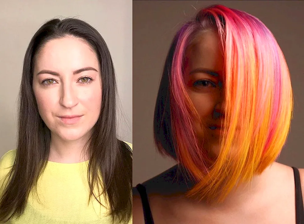 Balayage ombré hair colouring Technique