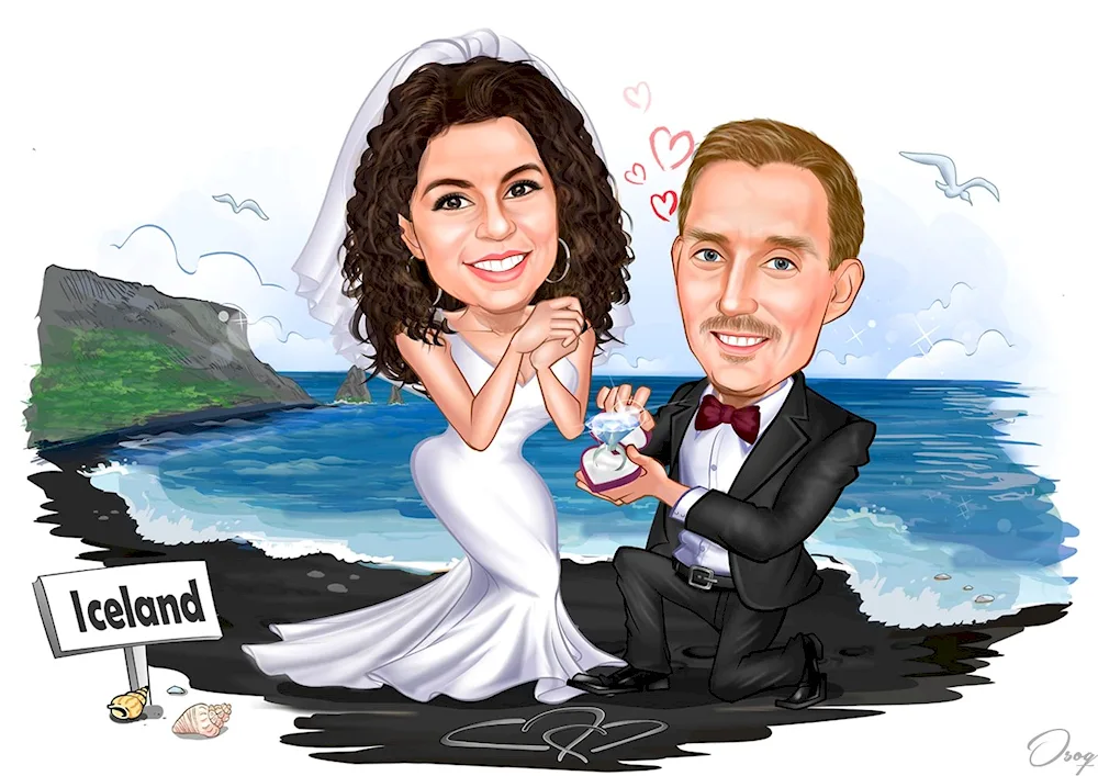 Bride caricature
