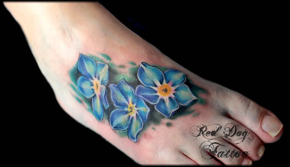 Nezaboodle flower tattoo