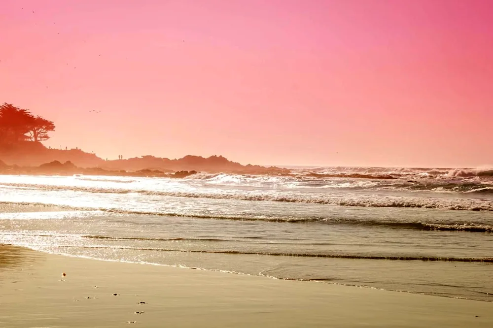 Gentle sunset sunset