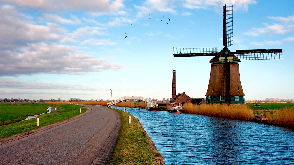 Netherlands River Mill
