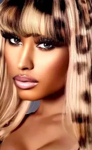 Nicki Minaj in leopard