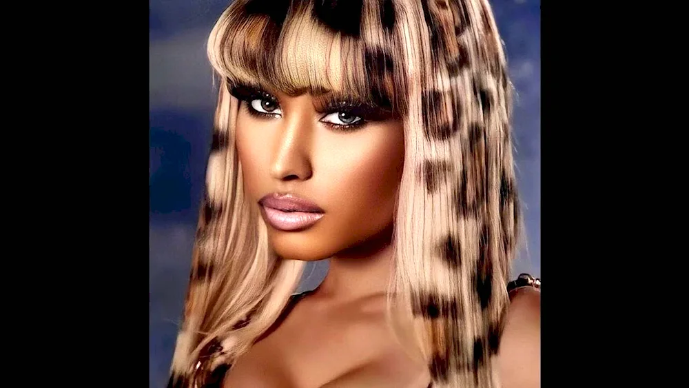 Nicki Minaj in leopard