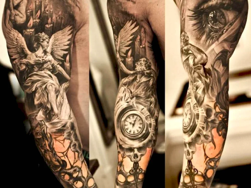 Angel knight tattoo