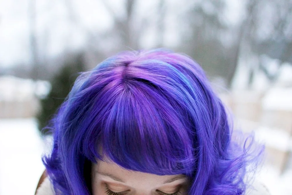 Creative dark cherry colouring