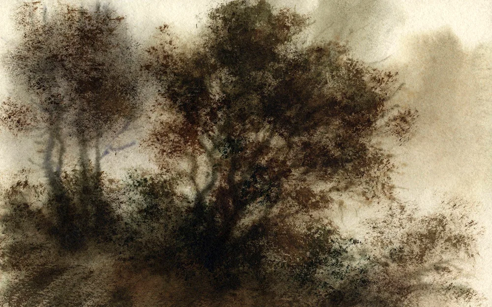 Nikolai Mikhailin watercolour