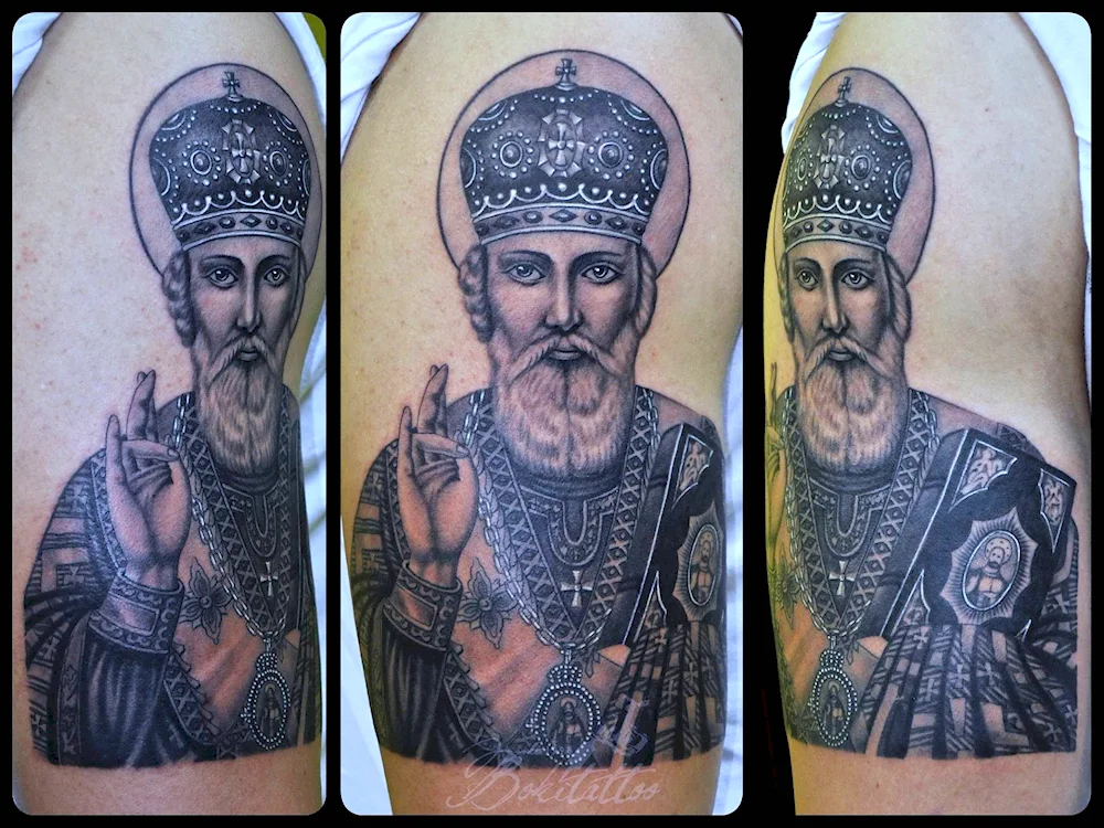 Nicholas the Wonderworker and Nicholas the Wonderworker tattoo