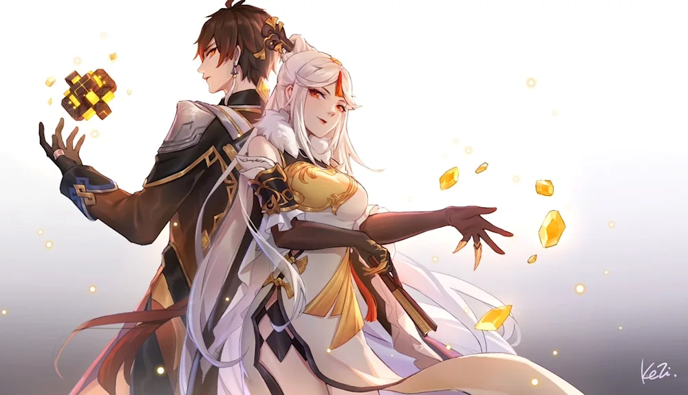 Genshin Impact New Year artwork
