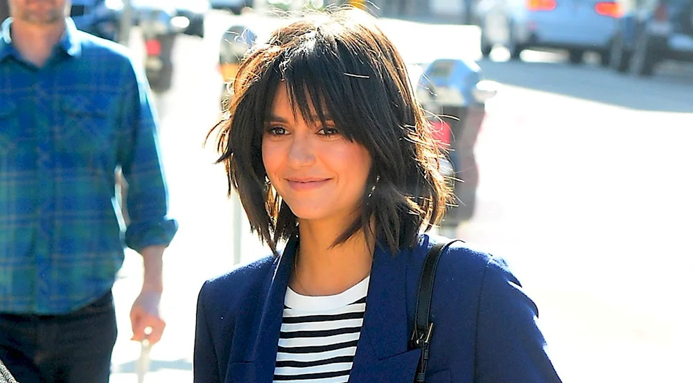 Nina Dobrev haircut Shaggy