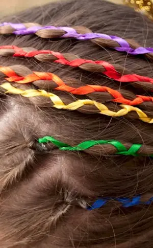 Hair threads to weave in