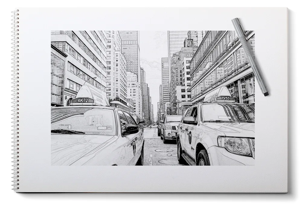 City street perspective