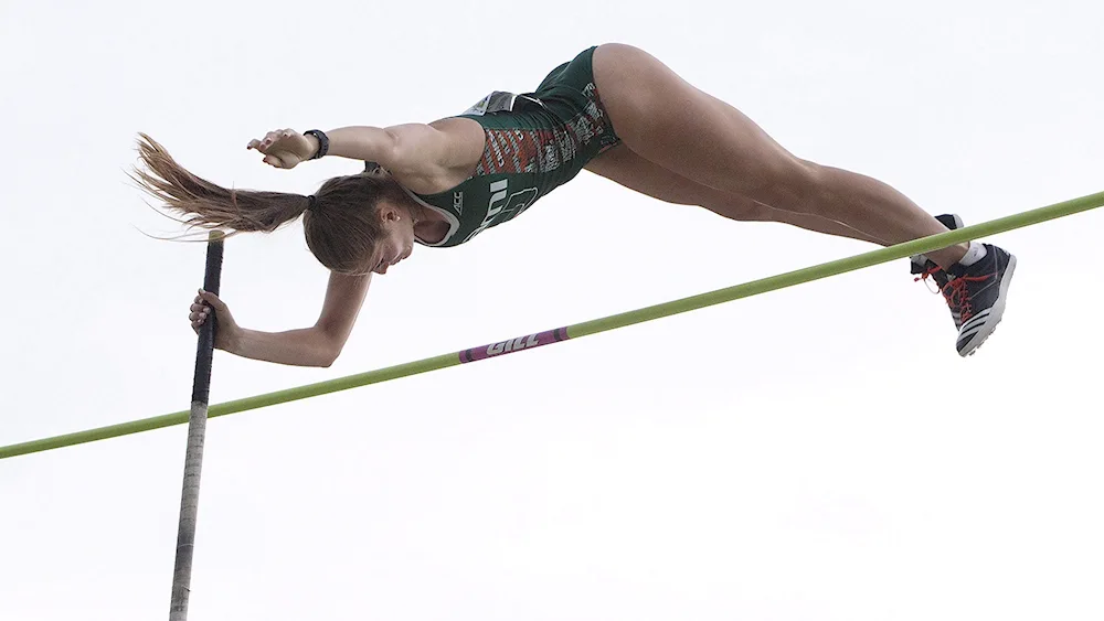 Newman pole vaulting