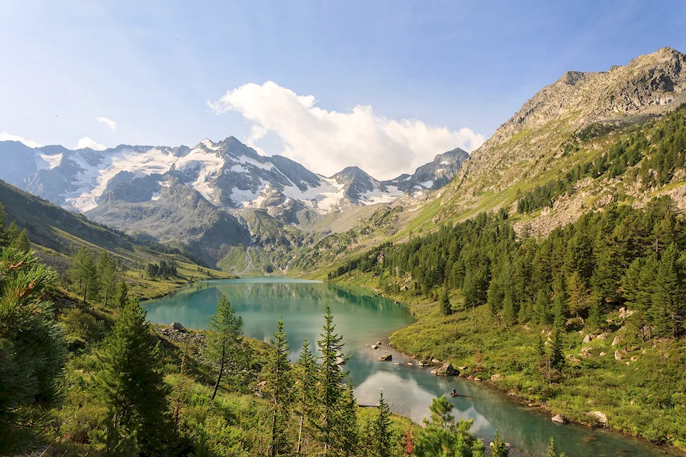 Nizhneshavlinskoye Lake Altai