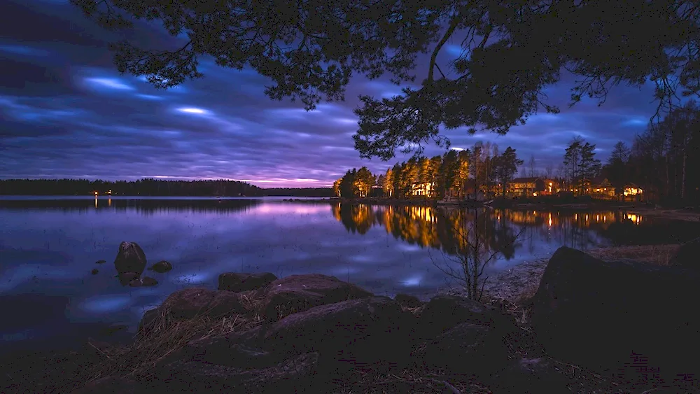 Night lake