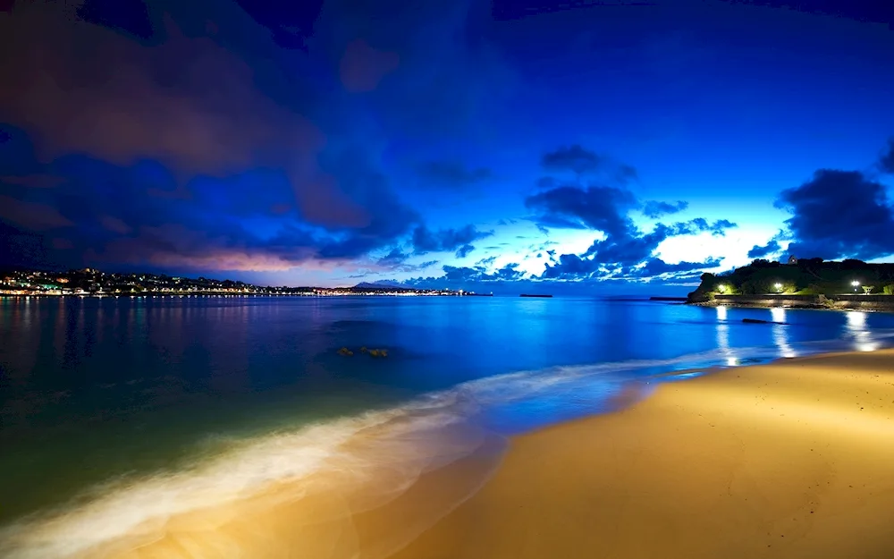 Night beach