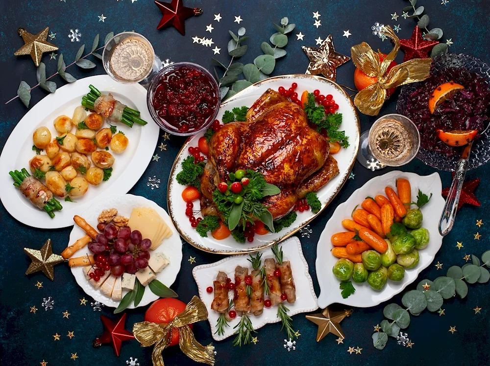 New Year's table