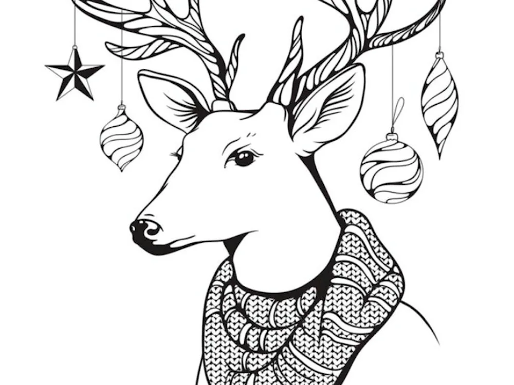 Deer drawing