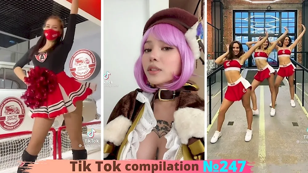 New Year clips on tik tok