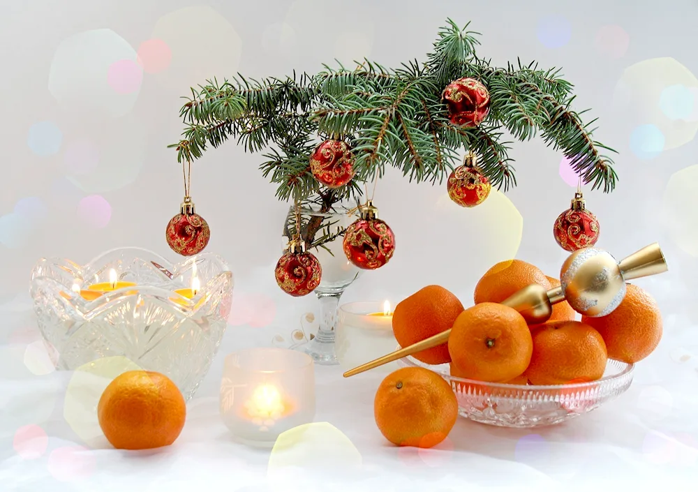 Ekaterina Kalinovskaya New Year still life