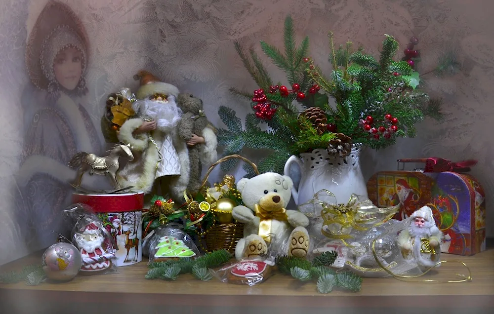 Christmas still life Elena Tatulyan