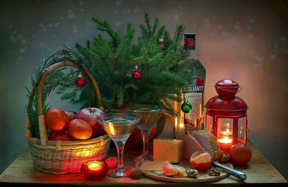 New Year tangerine.