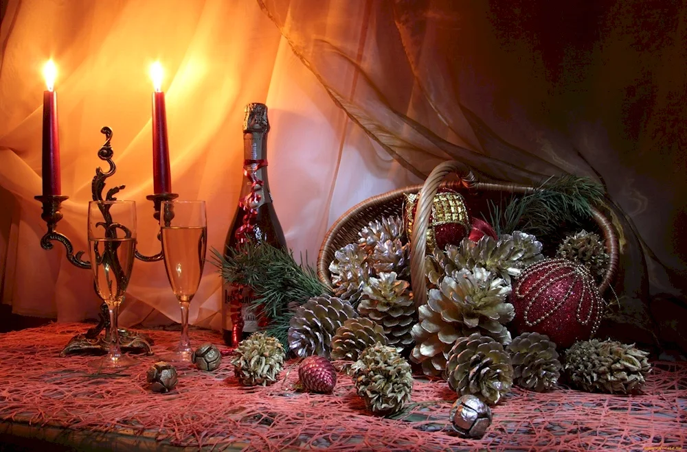 New Year's still life