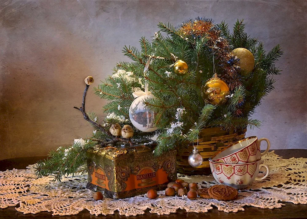 New Year's still life