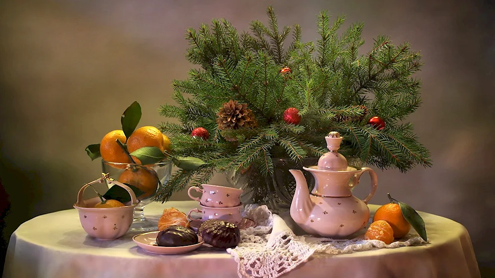 New Year's still life