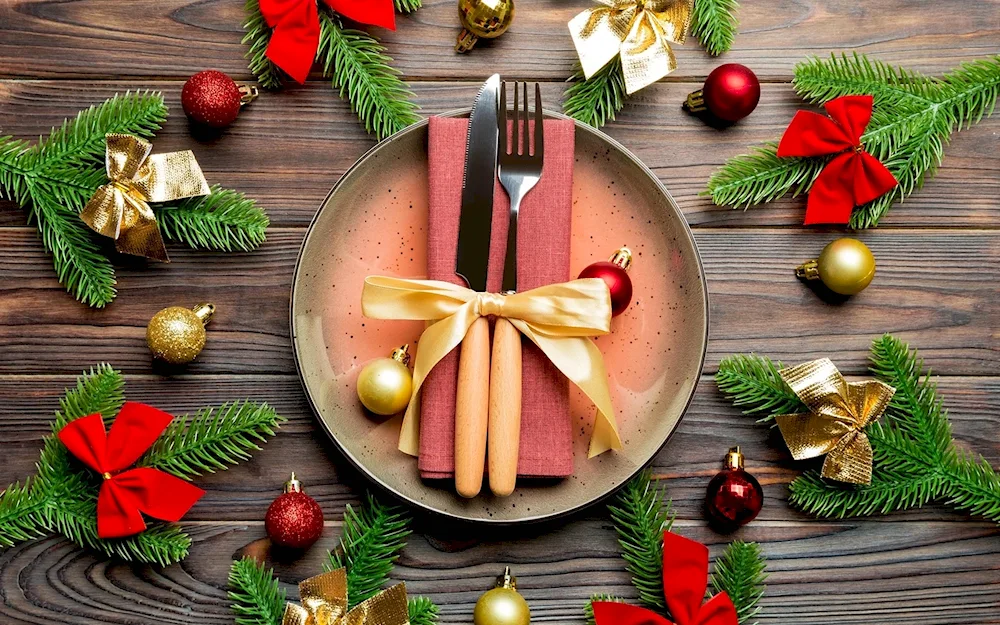 New Year's table