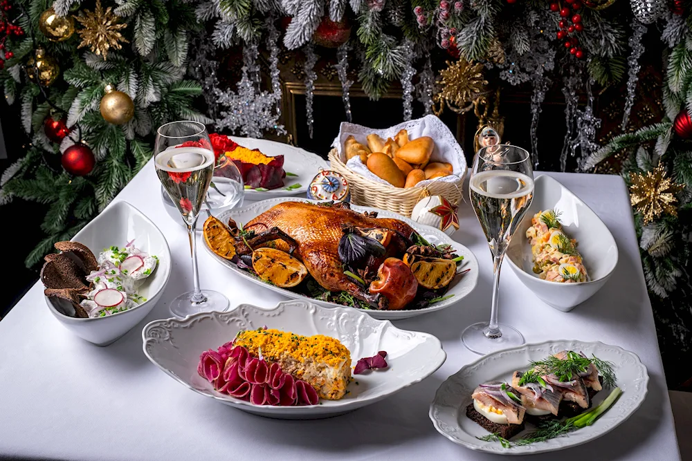 New Year's table