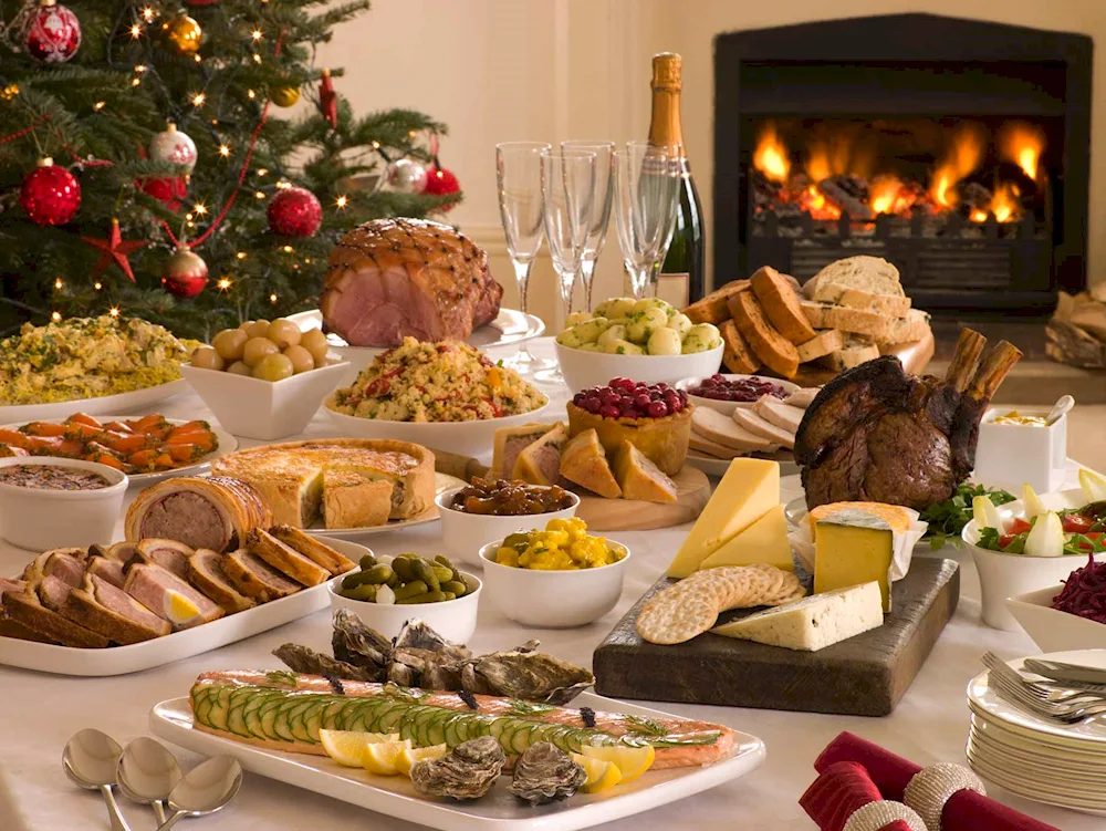 New Year's table