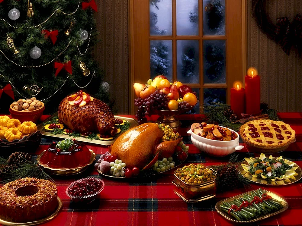 New Year's table