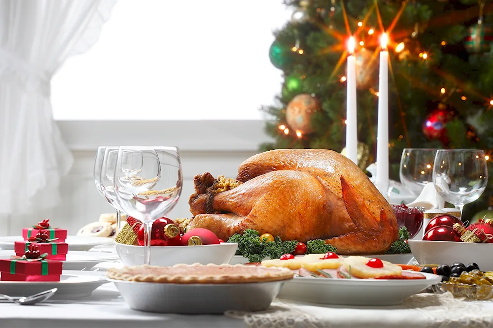 New Year's table