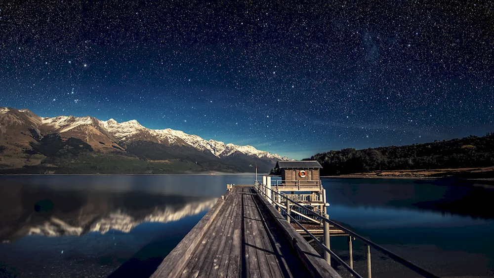 New Zealand stars lake