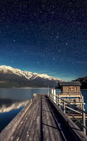 New Zealand stars lake