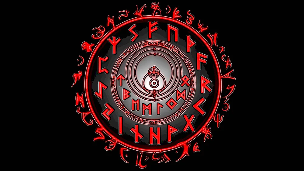 Safeguard rune circle futhark