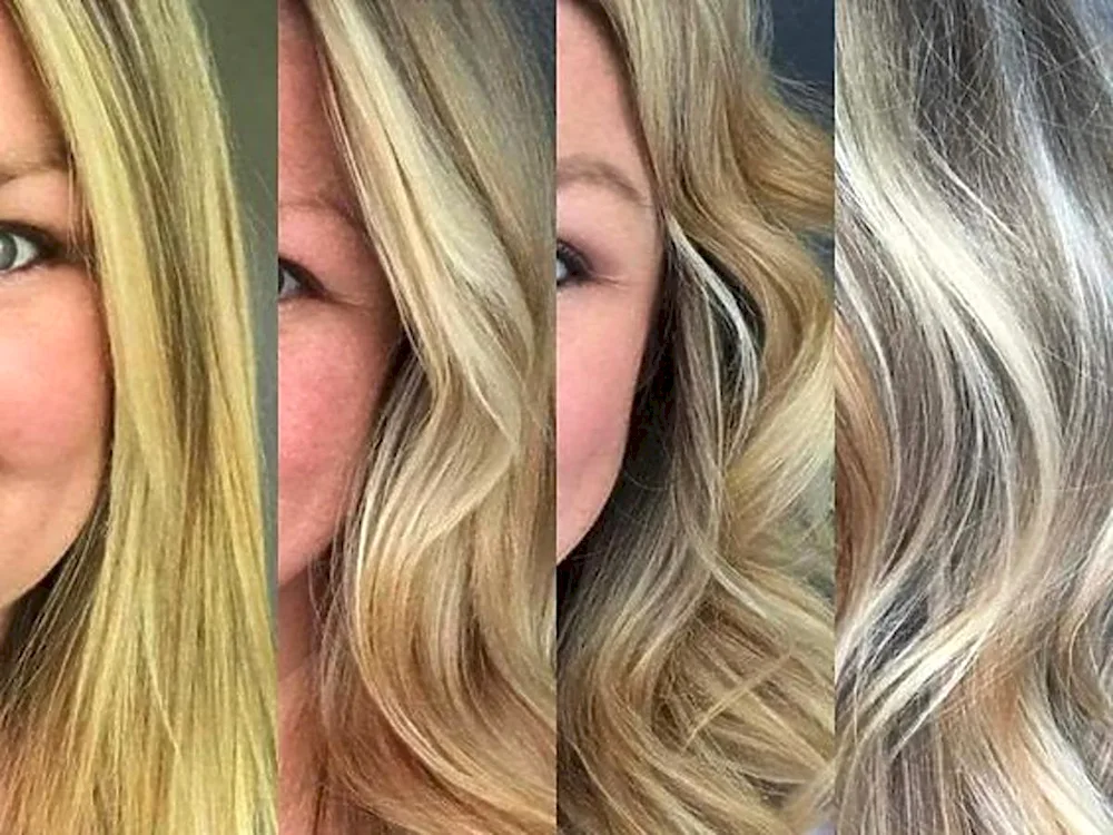 Beautiful dyed hair