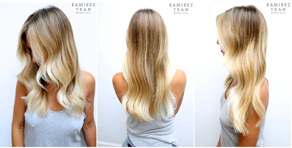 Blonde hair