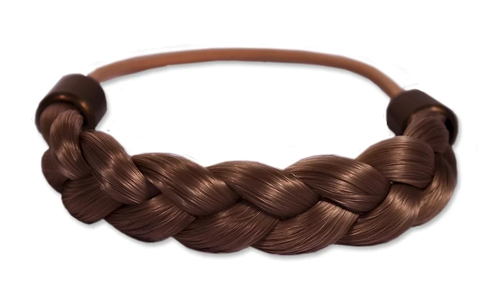 A hairband with braids