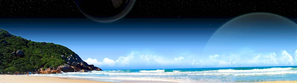 Wallpaper for two monitors