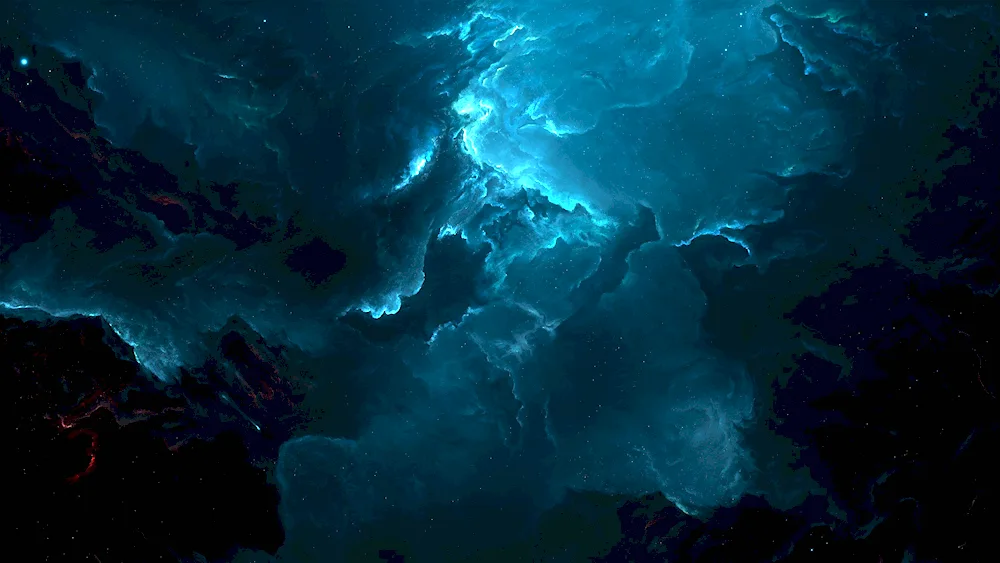 Dark blue background for profile