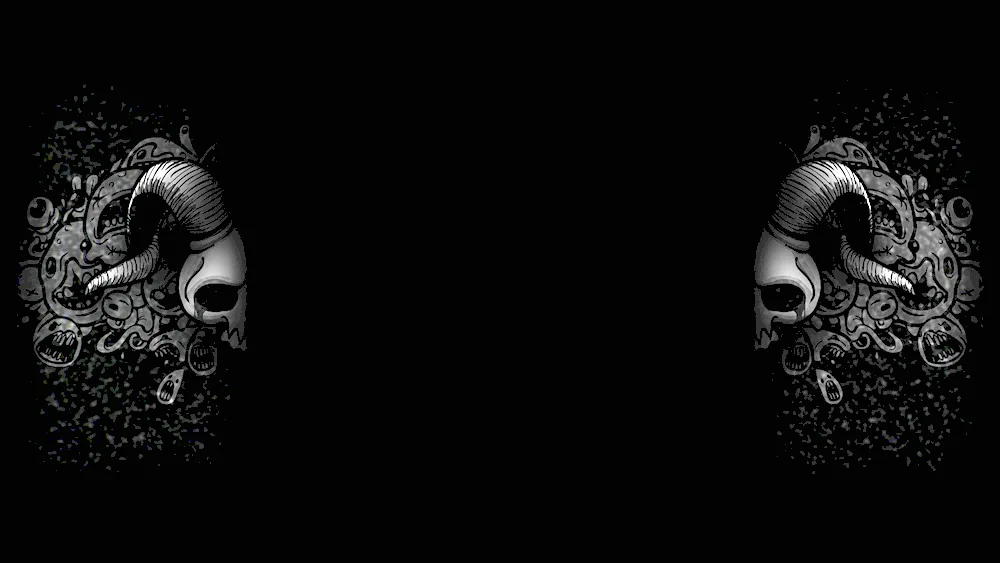 Black background with patterns