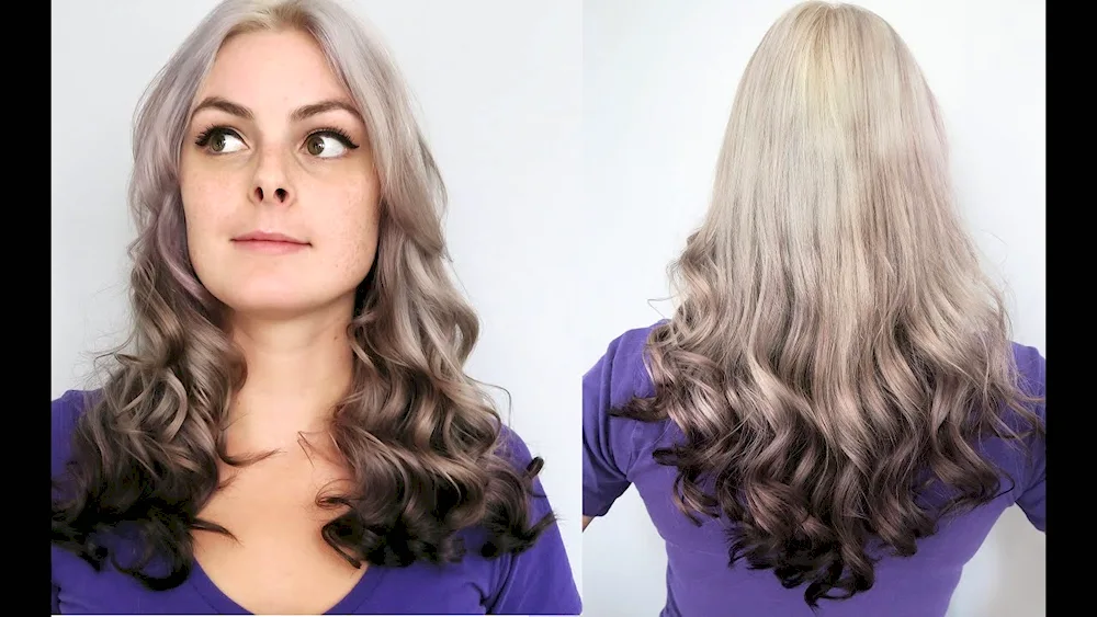 Light ends on dark hair